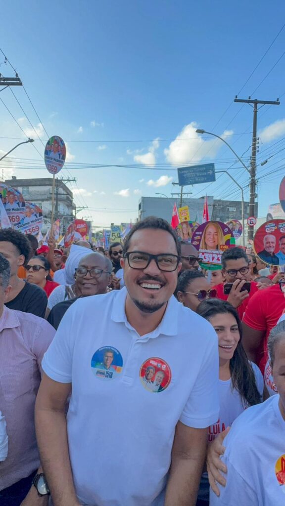 nássara santana reforça apoio à reeleição de jerônimo rodrigues durante caminhada em salvador (2)