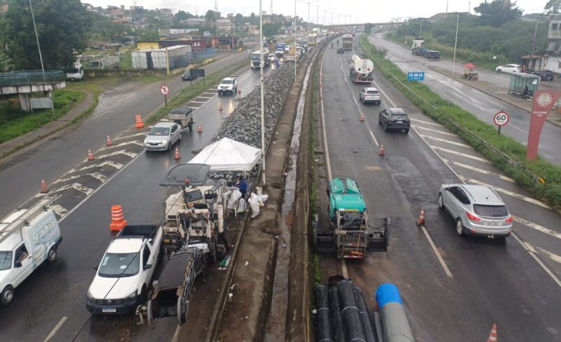 dnit decreta situação de emergência na br 324 após afundamento da pista