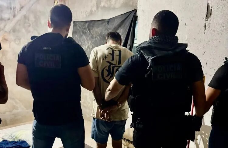 Polícia Civil captura em Simões Filho suspeito de importunação sexual em condomínio de Feira de Santana