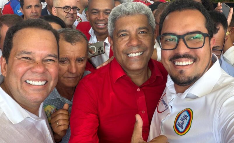 nássara santana reforça apoio à reeleição de jerônimo rodrigues durante caminhada em salvador (1)