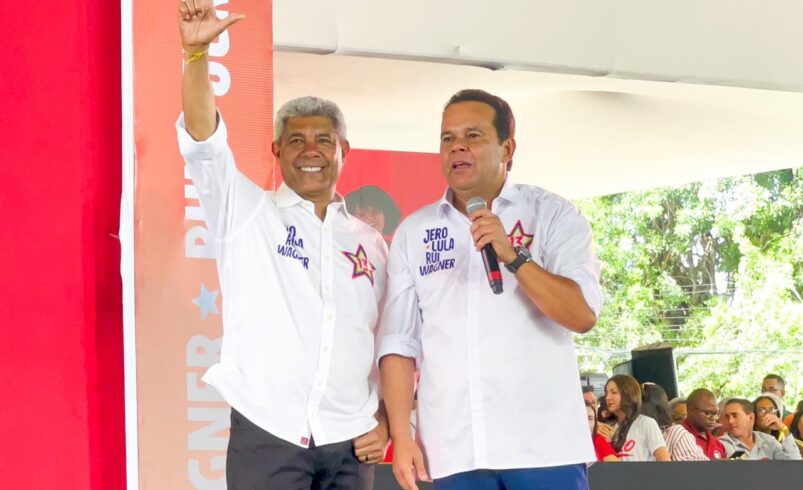 “Jerônimo é o governador-prefeito de Salvador”, dispara Geraldinho em convenção da majoritária com a presença de Lula