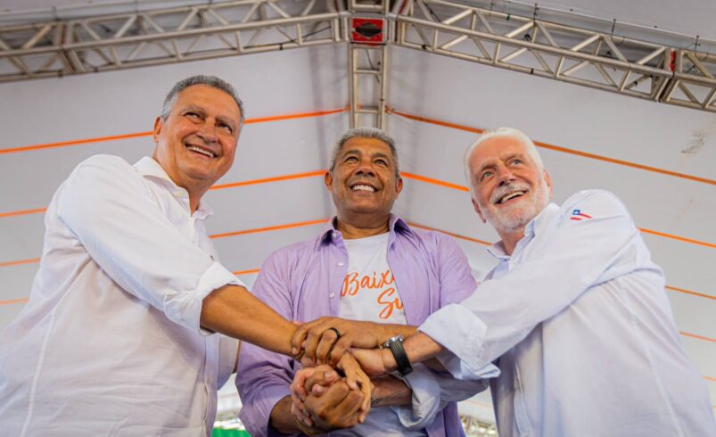 ”Percorremos os 27 territórios da Bahia. O nosso PGP é verdadeiro, não de inteligência artificial", afirma Jerônimo durante convenção em Salvador