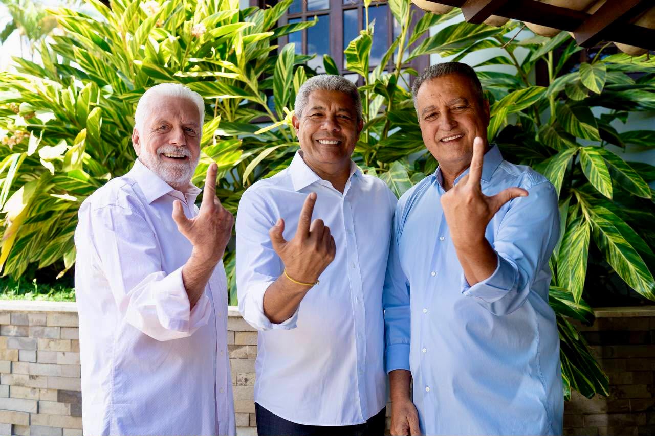 Jerônimo, Wagner e Rui Costa se reúnem com Lula para ajustes da campanha na Bahia