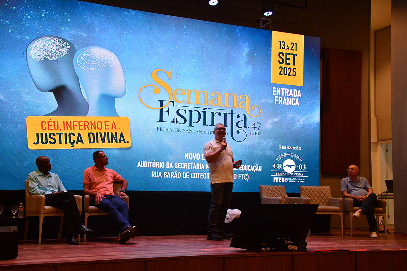 48ª Semana Espírita de Feira de Santana reúne palestras, música, cinema, teatro e literatura