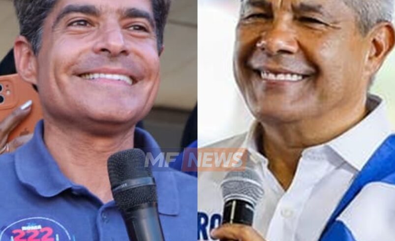 Pesquisa aponta empate técnico entre ACM Neto e Jerônimo na disputa pelo Governo da Bahia