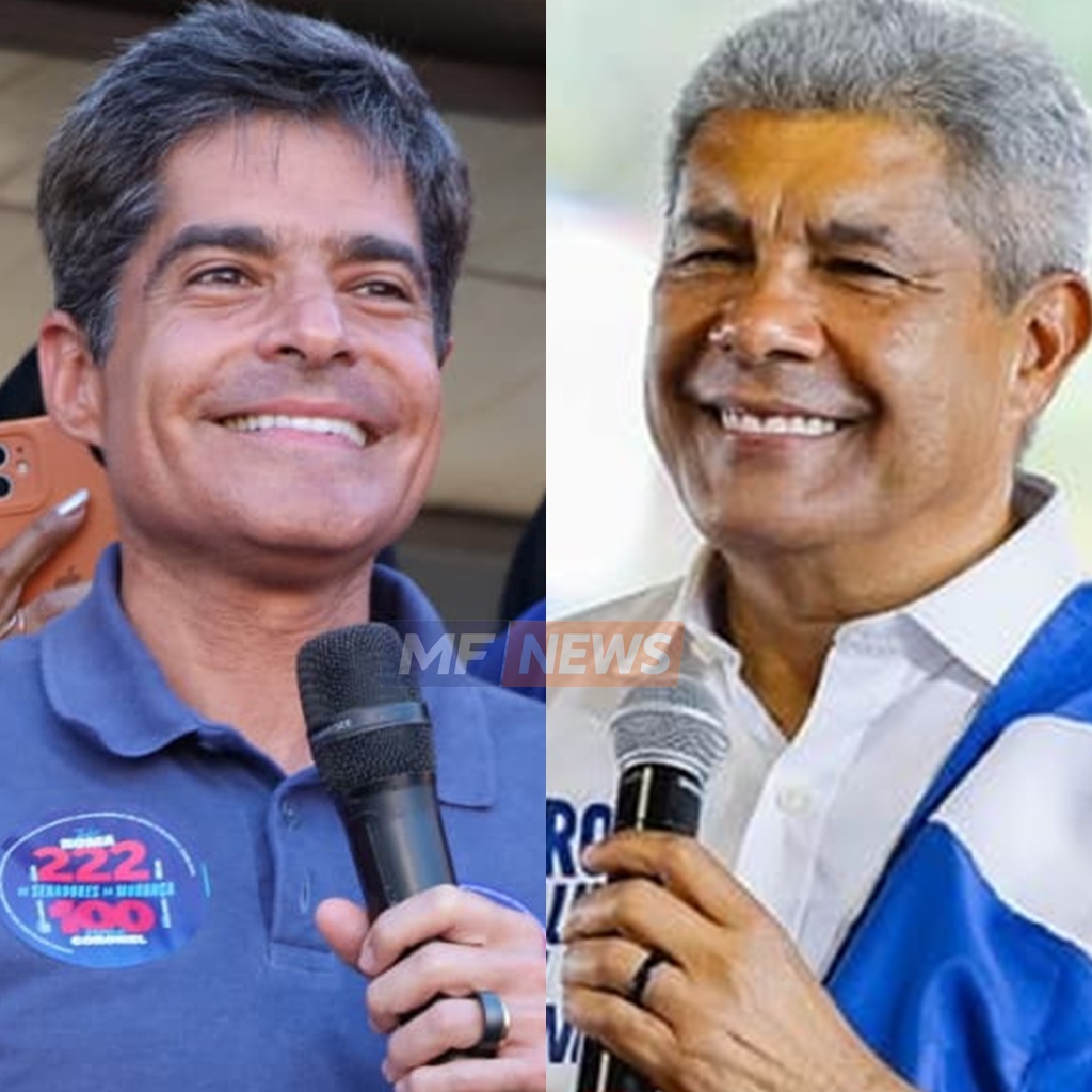 Pesquisa aponta empate técnico entre ACM Neto e Jerônimo na disputa pelo Governo da Bahia